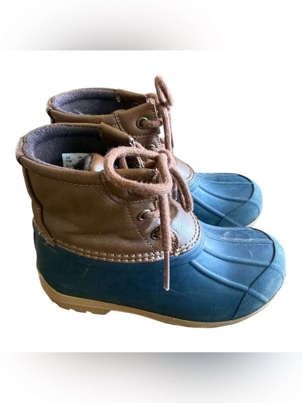 Sperry | Waterproof Duck Boots in Navy and Brown